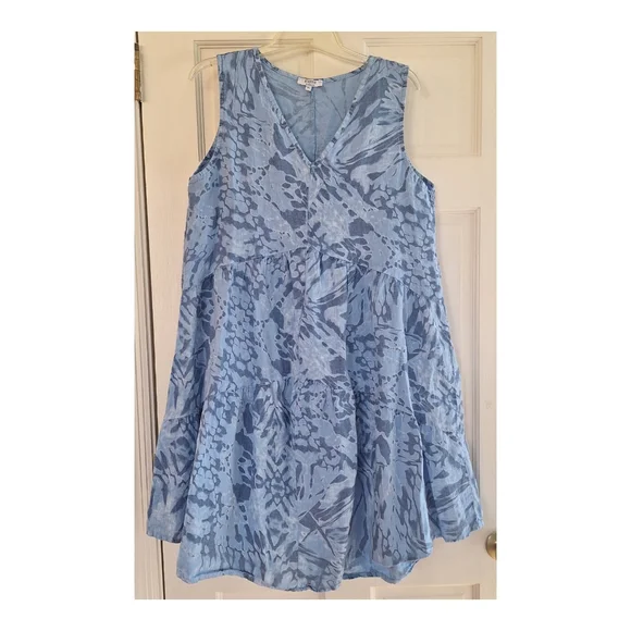Rosemarine | Dresses | Rosemarine Linen Made In Italy Sleeveless Vneck Tiered Midi Dress Xl 2 14 Blue | Poshmark Rosemarine | Dresses | Rosemarine Linen Made In Italy Sleeveless Vneck Tiered Midi Dress Xl 2 14 Blue | Poshmark
